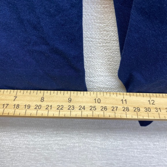 Crown & Ivy Ashley Women's Navy Blue Flat Front Shorts Size 14 Pull On Stetch - Picture 8 of 10